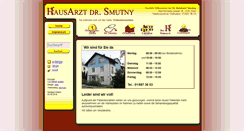 Desktop Screenshot of dr-smutny.at